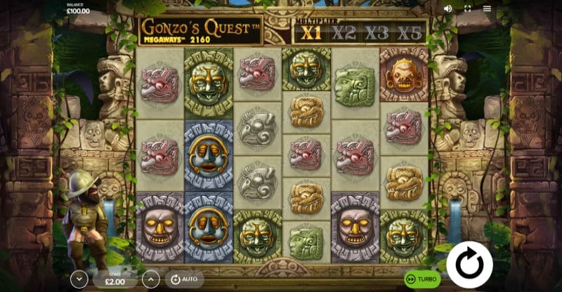 No limit gokkast Gonzo's Quest Megaways
